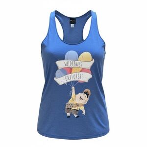 Disney Pixar Up Wilderness Explorer Racerback Tank Top Juniors/Womens XL